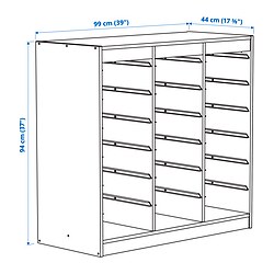 Measurement Illustration - TROFAST frame