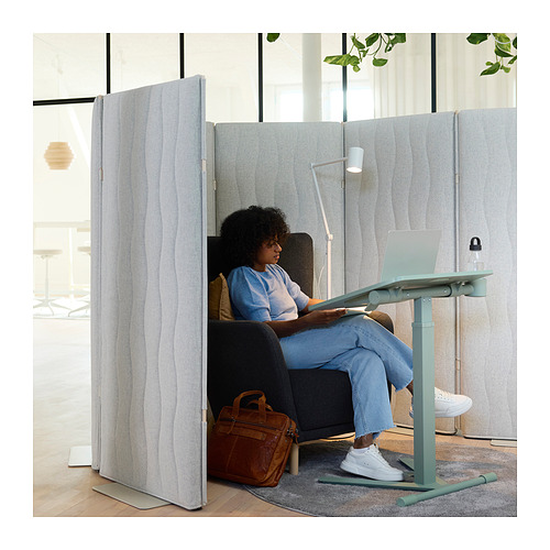 MITTZON, acoustic screen, floor standing 3 of 12 open dialog
