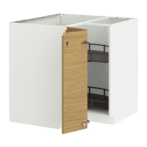 METOD, corner base cabinet with carousel. 1 of 4 open dialog
