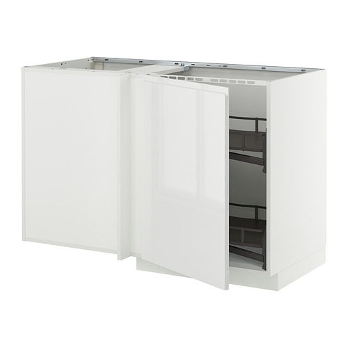 Mueble de cocina METOD blanco con estante extraíble, diseño moderno y elegante.