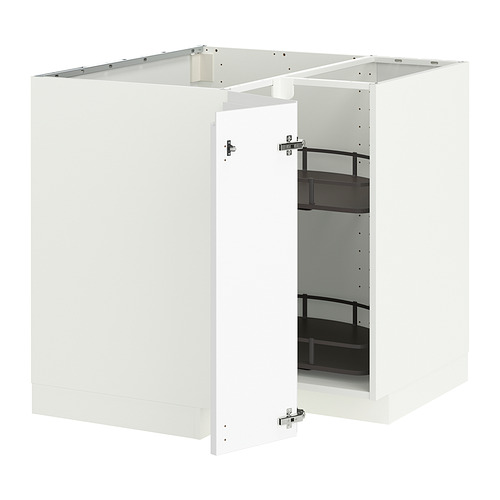 METOD, corner base cabinet with carousel. 1 of 2 open dialog