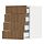 Current variation: white/Tistorp brown walnut effect