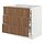 Select colour variation: white/Tistorp brown walnut effect
