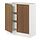 Select colour variation: white/Tistorp brown walnut effect