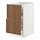 Select colour variation: white/Tistorp brown walnut effect