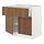 Select colour variation: white/Tistorp brown walnut effect