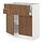 Select colour variation: white/Tistorp brown walnut effect