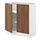 Select colour variation: white/Tistorp brown walnut effect