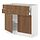 Select colour variation: white/Tistorp brown walnut effect