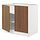 Select colour variation: white/Tistorp brown walnut effect