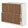 Select colour variation: white/Tistorp brown walnut effect
