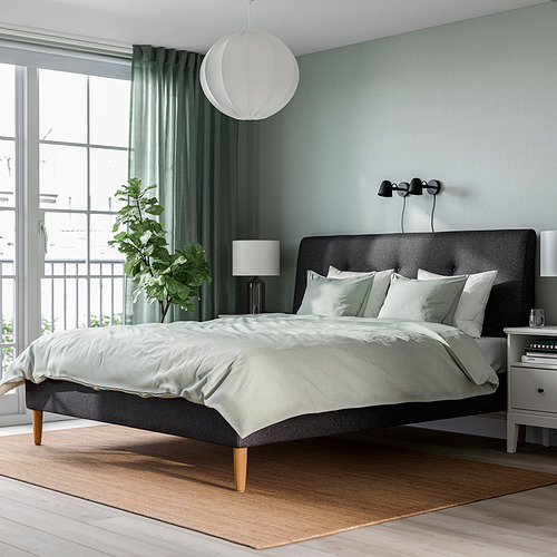 IDANÄS, upholstered King bed. 2 of 10 open dialog