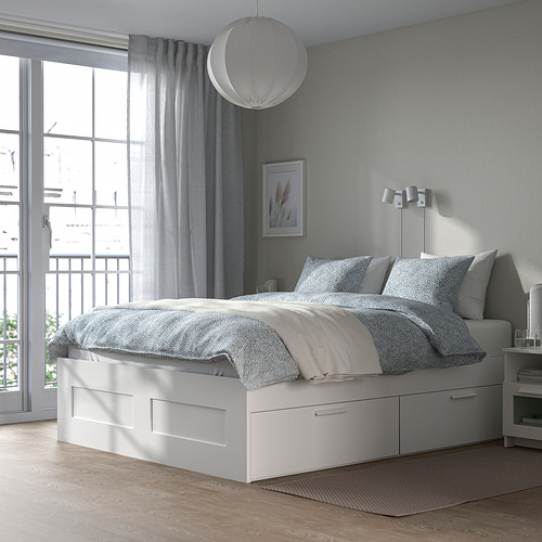 BRIMNES, bed frame with storage 2 of 6 open dialog