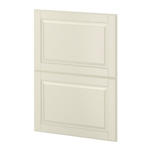 Puerta de cocina METOD, blanco roto, bordes biselados, rectangular.