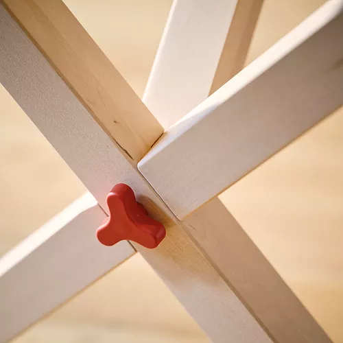 IKEA PS 2026 mesa, plegable/pino Flor cítrica, 61 3/8x29 1/2