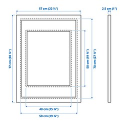 Measurement Illustration - EDSBRUK frame