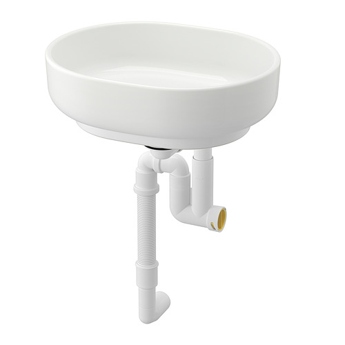 VINDELÄLVEN, countertop sink w water trap. 1 of 9 open dialog