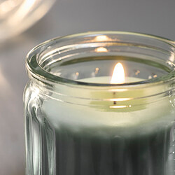 HÖKGÖK vela aromática recipiente de vidrio