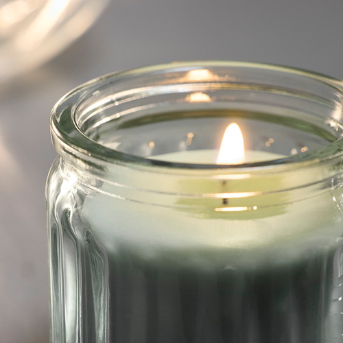 HÖKGÖK, vela aromática recipiente de vidrio. 4 de 5 abrir diálogo