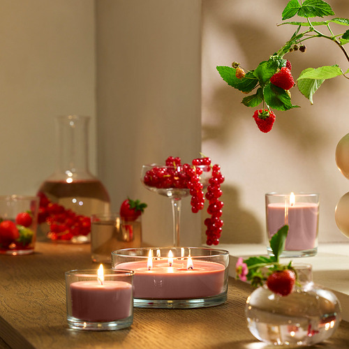 LOTSFÅGEL, vela aromática recipiente de vidrio. 3 de 8 abrir diálogo