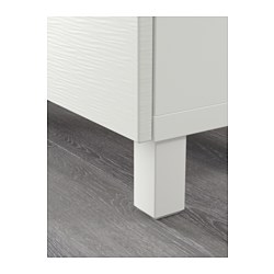 BESTÅ mueble sala con guía para gaveta, cierre suave