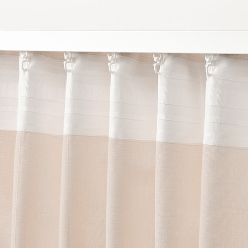 LENDA, curtains with tie-backs, 1 pair. 7 of 10 open dialog