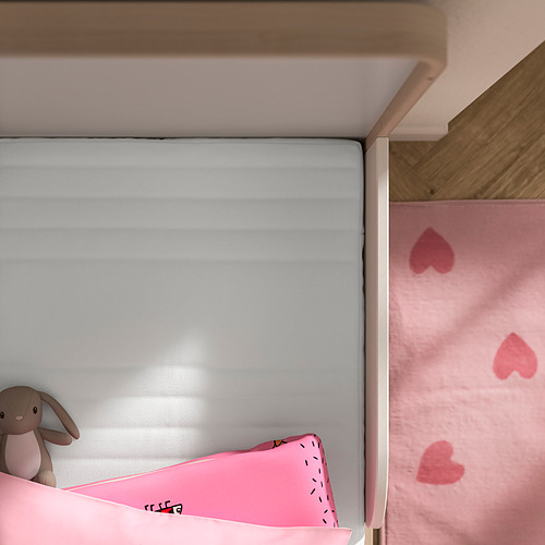 JÄTTETRÖTT, pocket spring mattress for cot. 3 of 8 open dialog