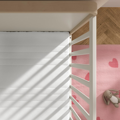 JÄTTETRÖTT, colchón resortes embolsados cuna. 3 de 8 open dialog