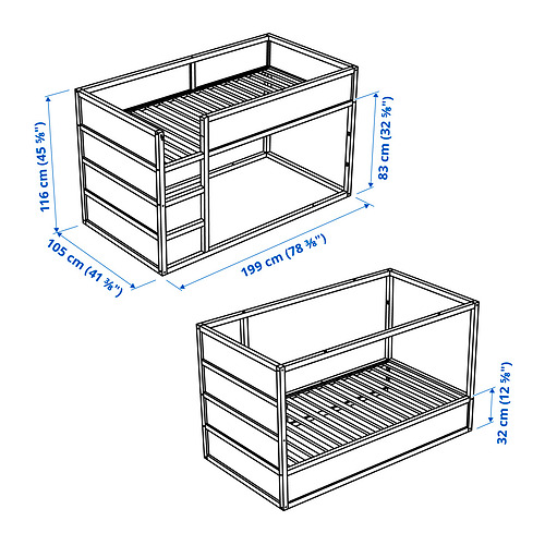 KURA, cama twin reversible. 7 de 7 open dialog