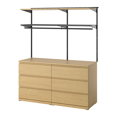 BOAXEL / STORKLINTA, muebles de dormitorio, juego de 2. 1 de 1 open dialog