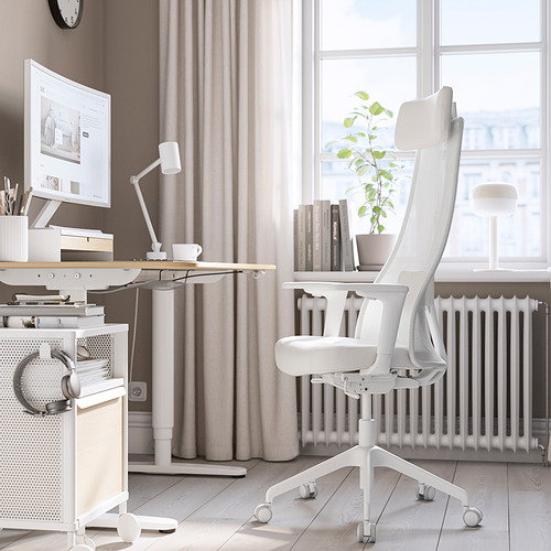 JÄRVFJÄLLET, office chair with armrests 15 of 16 open dialog