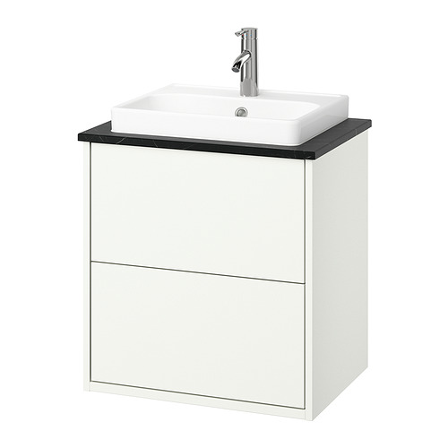 HAVBÄCK / ORRSJÖN, sink cabinet with drawers and DALSKÄR tap. 1 of 8 open dialog