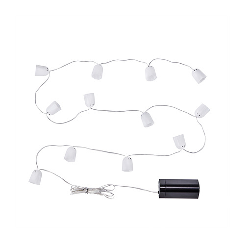 KUSTFYR, LED string light with 12 lights. 1 of 4 open dialog