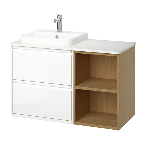 ÄNGSJÖN / BACKSJÖN, sink cabinet with drawers and BROGRUND tap. 1 of 8 open dialog
