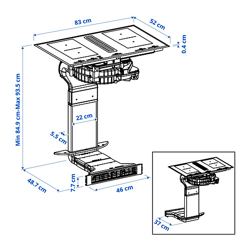 TÄCKNAN, ind hob/int extractor w recirc kit. 12 of 15 open dialog
