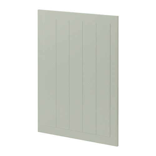 Mueble de cocina METOD en color verde, estilo panel, rectangular, material ligero.