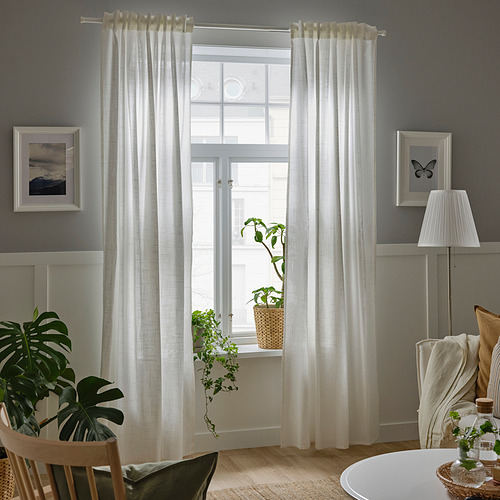 SILVERLÖNN, sheer curtains, 1 pair. 2 of 5 open dialog