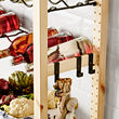 IVAR shelving unit with bottle racks