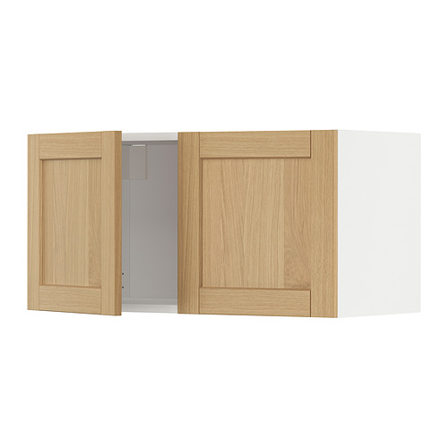 METOD, wall cabinet with 2 doors. 1 of 3 open dialog