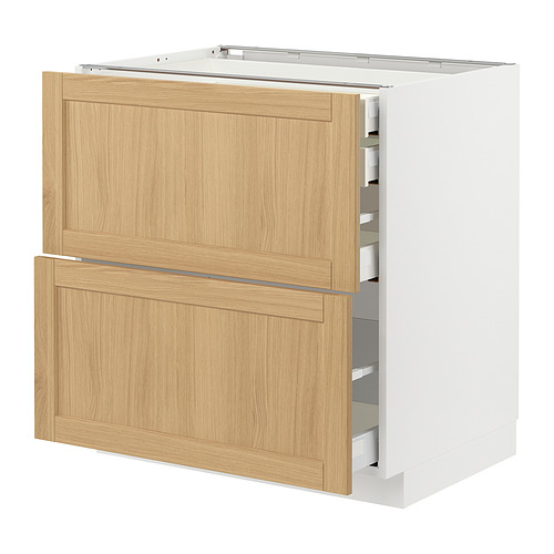 METOD / MAXIMERA, base cabinet 2 fronts/3 drawers. 1 of 3 open dialog