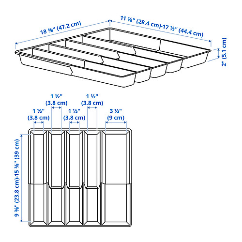 VARIERA, bandeja para cubiertos. 7 de 7 open dialog
