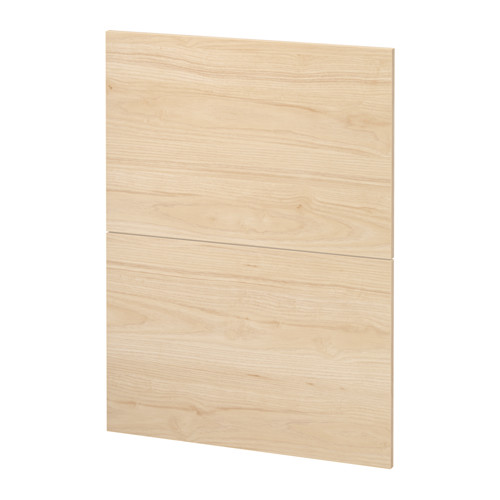 Panel de cocina METOD en acabado madera de fresno claro, forma rectangular, diseño plano.