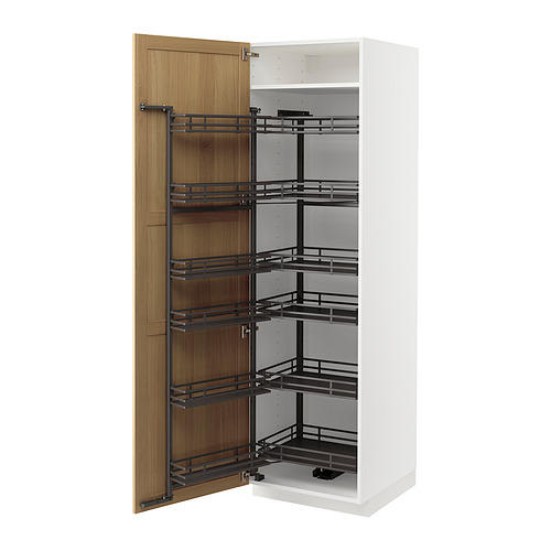 METOD, high cabinet with pull-out pantry. 1 of 3 open dialog