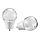 Select colour variation: white/glass, Ø2 ¼ "