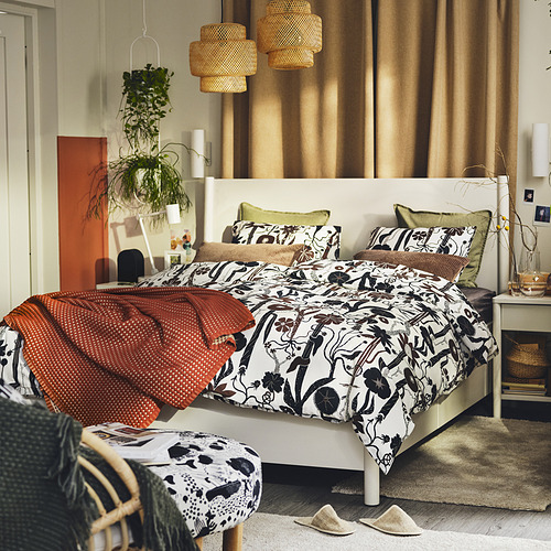 LUNDSKAFTING, duvet cover and pillowcase(s) 3 of 5 open dialog