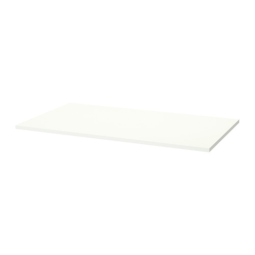 MITTZON: estante blanco, tablero de partículas robusto, versátil.