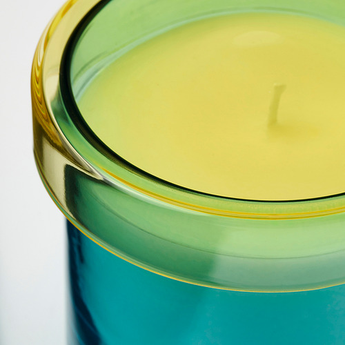 DVÄRGHÖK, scented candle in glass with lid. 6 of 7 open dialog