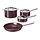 Current variation: non-stick coating stainless steel/dark red