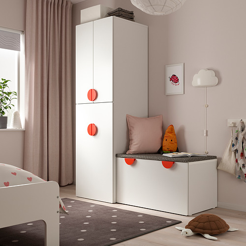 SMÅSTAD, wardrobe with pull-out unit 2 of 5 open dialog