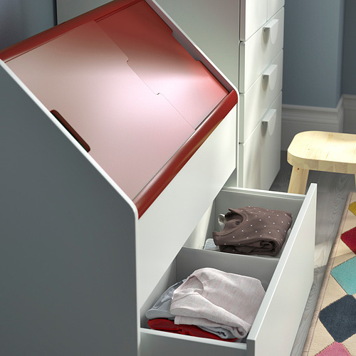 VITBJÖRN, storage unit with drawer 3 of 9 open dialog